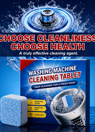 Washing Machine Cleaner Tablets | 36 per pack  | Descaler & Deodorizer for Front & Top Loaders, Septic-Safe, Cleans Drum & Door Seal – 1.5 Years Supply