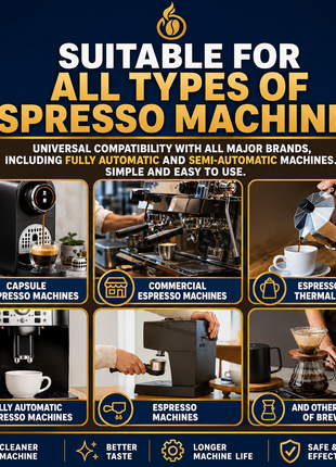 Espresso Machine Cleaning Tablets | All Brands Machine Compatible | Expresso Machine Backflush Oil Remover
