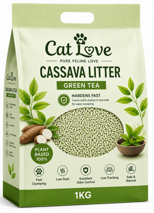 Natural Cat Litter – Cassava & Tofu Litter