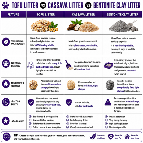 Natural Cat Litter – Cassava & Tofu Litter