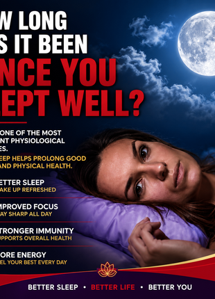 Tea  For Better Sleep |Melatonin production| 100% Natural Traditional Chinese – For Men and Women  | Caffeine Free, Sugar Free, Vegan | 2000-Year Chinese Herbal Recipe | 30 Tea Bags